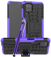 For Samsung Galaxy A12 Case, Heavy Duty Hard Tough Dual Layer Hybrid Shockproof Cover compatible For Samsung Galaxy A12 Phone Case